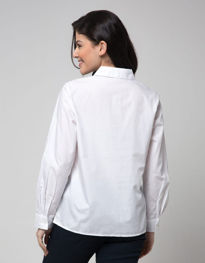 Connexion Long Sleeve Shirt Plain Basic Cotton