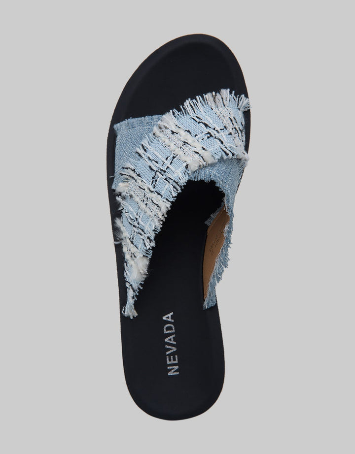 Nevada Cross Strap Slip On Women