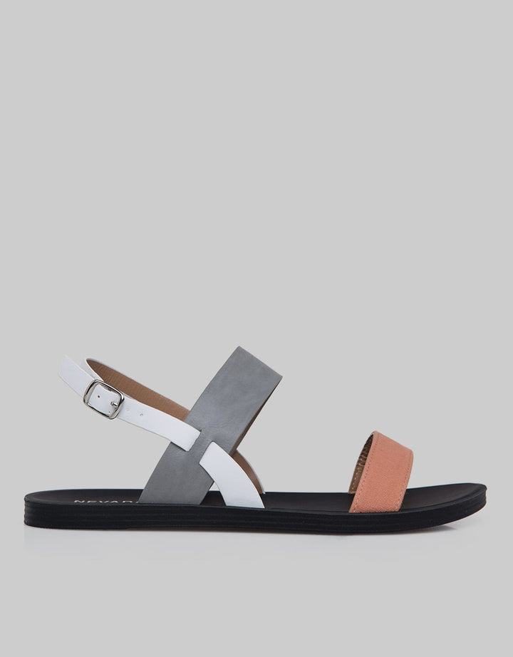 Nevada Icy Noir Backstrap Sandal Wanita