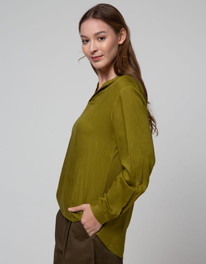 Connexion 3/4 Blouse Vn Dropshoulder Livaeco