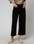 Connexion Wide Leg Celana Denim Panjang Wanita