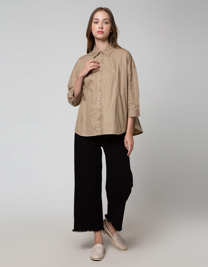 Connexion Wide Leg Celana Denim Panjang Wanita