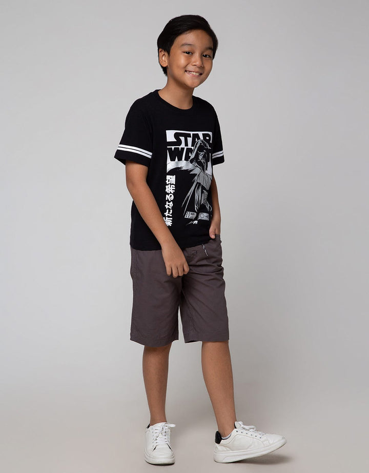 Star Wars Darth Vader Print Kaos Anak Laki-Laki