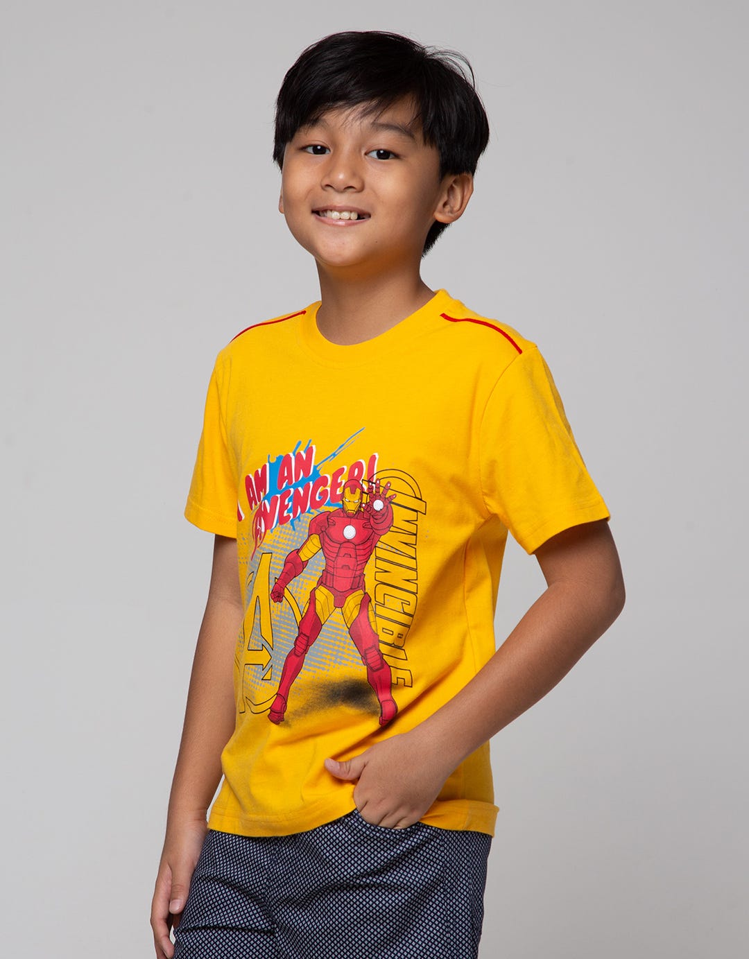 Marvel Short Sleeve T-Shirt Ironman I Am Avenger