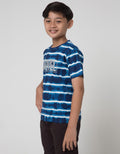Marvel Short Sleeve T-Shirt Print Marvel Tiedye Stripe