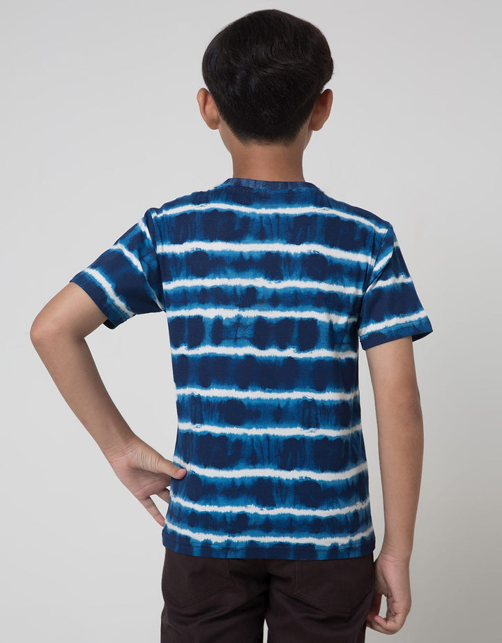 Marvel Short Sleeve T-Shirt Print Marvel Tiedye Stripe