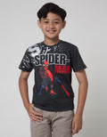 Marvel T-Shirt Spiderman Squatting Stamp Amazing