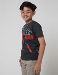 Marvel T-Shirt Spiderman Squatting Stamp Amazing