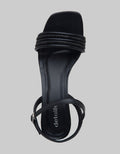 Details of Women's Ankle Strap Quilted Sandals