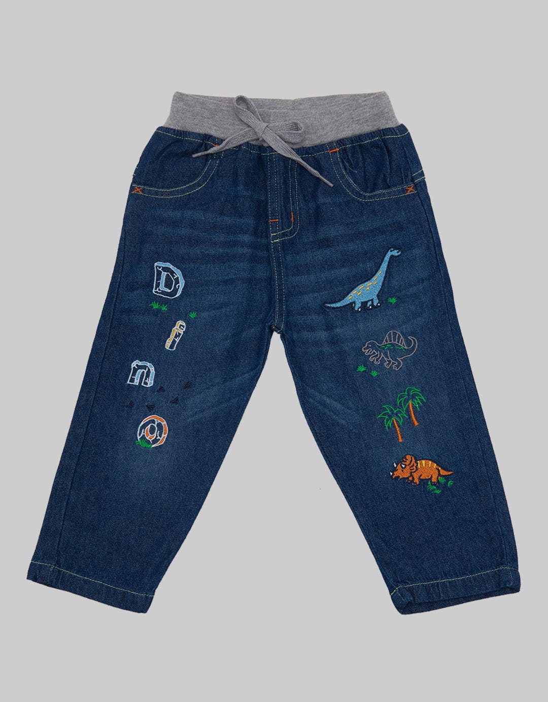Pipiniko Dino Denim Trousers for Boys