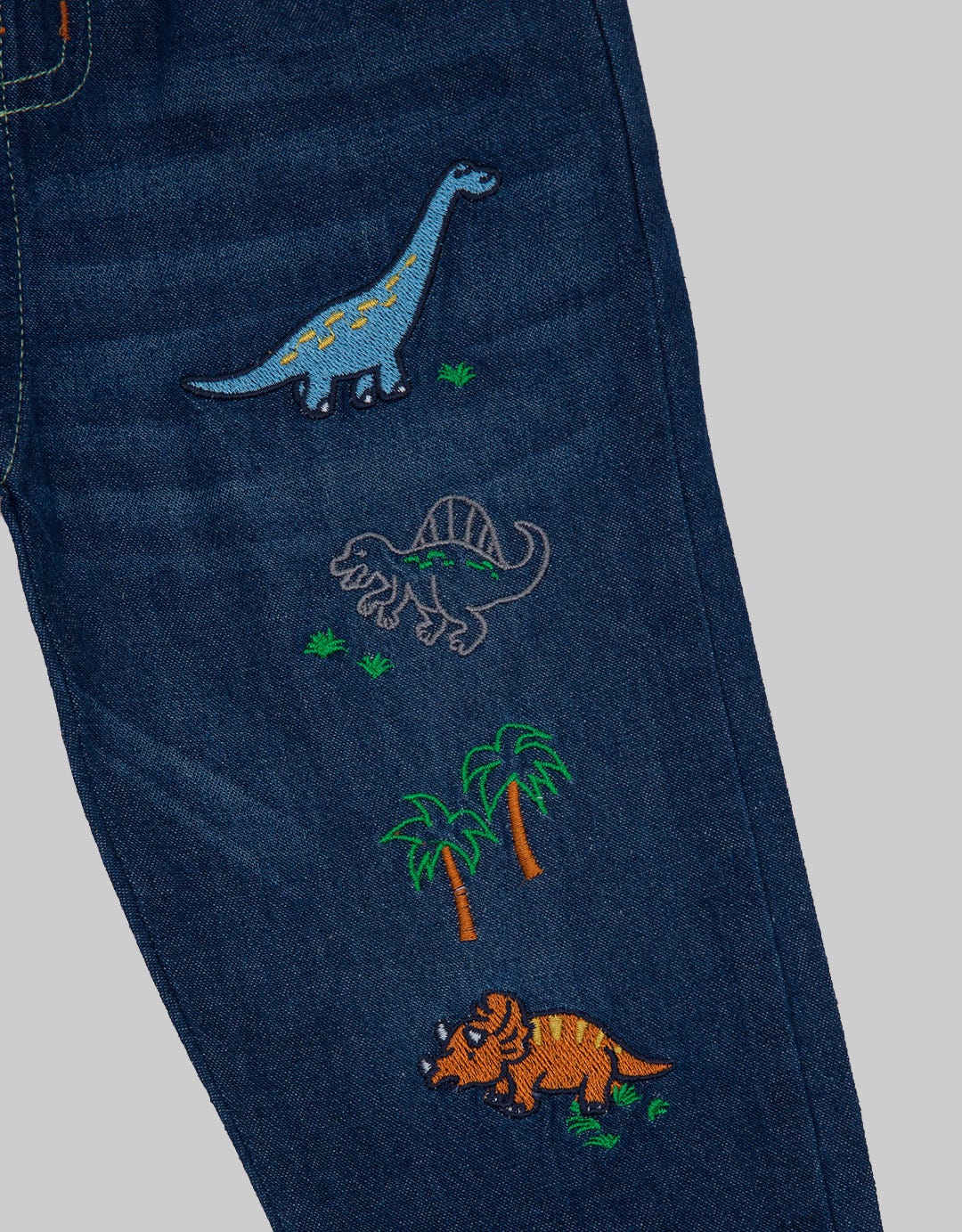 Pipiniko Dino Denim Trousers for Boys