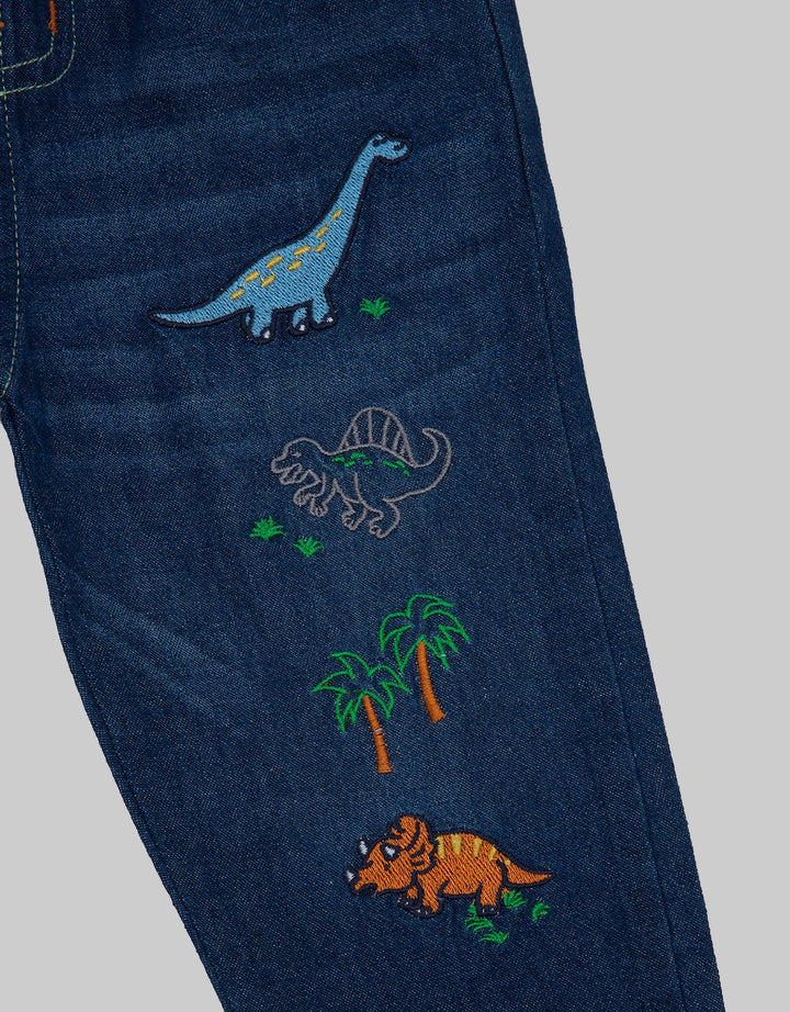 Pipiniko Dino Denim Trousers for Boys