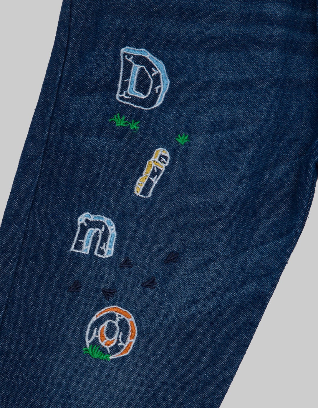 Pipiniko Dino Denim Trousers for Boys
