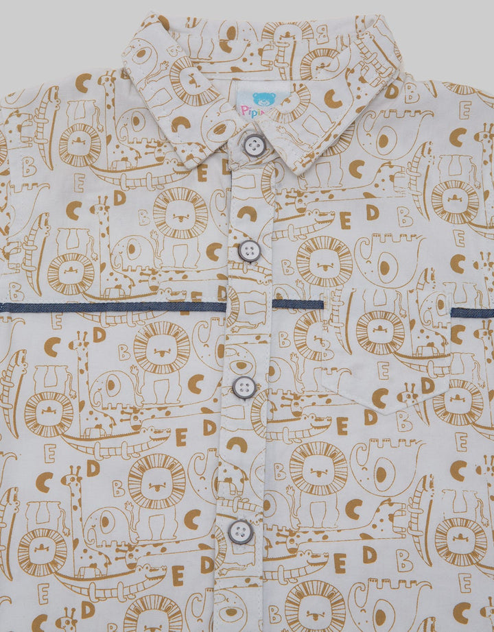 Pipiniko Casual Shirt Animal Zoo