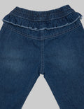 Pipiniko Ruffle Pocket Denim Pants