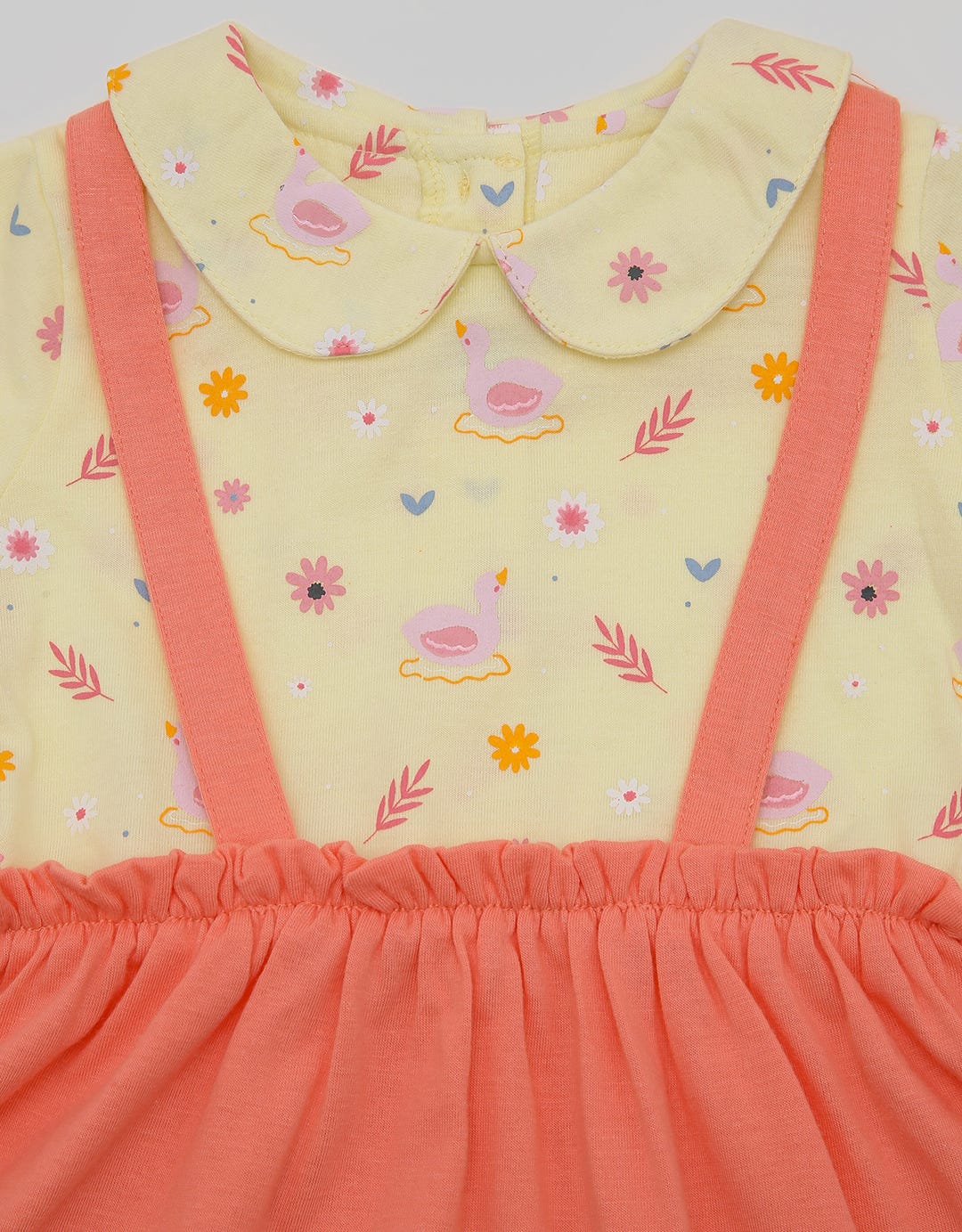 Pipiniko Swan Jersey Dress for Girls