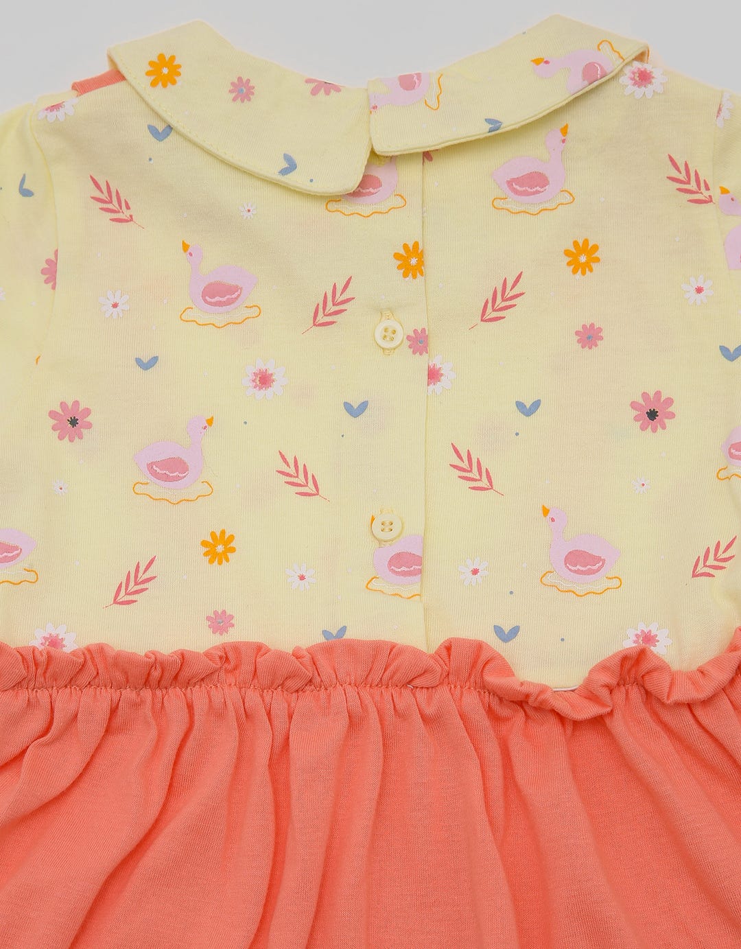 Pipiniko Swan Jersey Dress for Girls