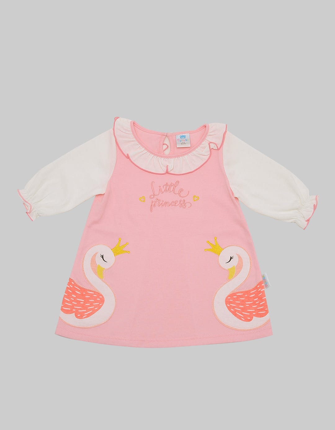 Pipiniko Swan Little Dress for Girls