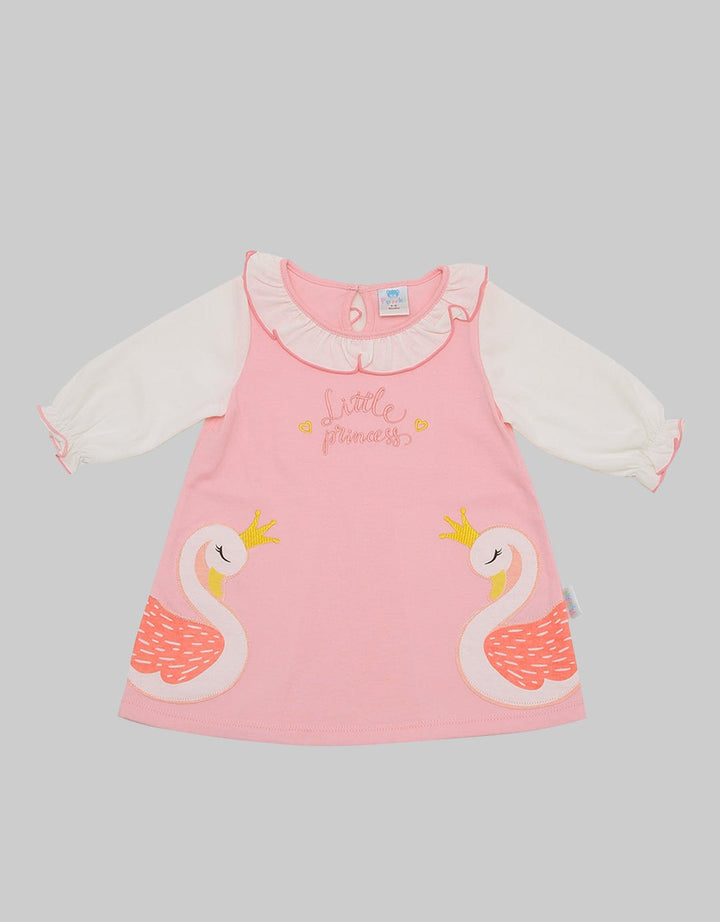 Pipiniko Swan Little Dress for Girls