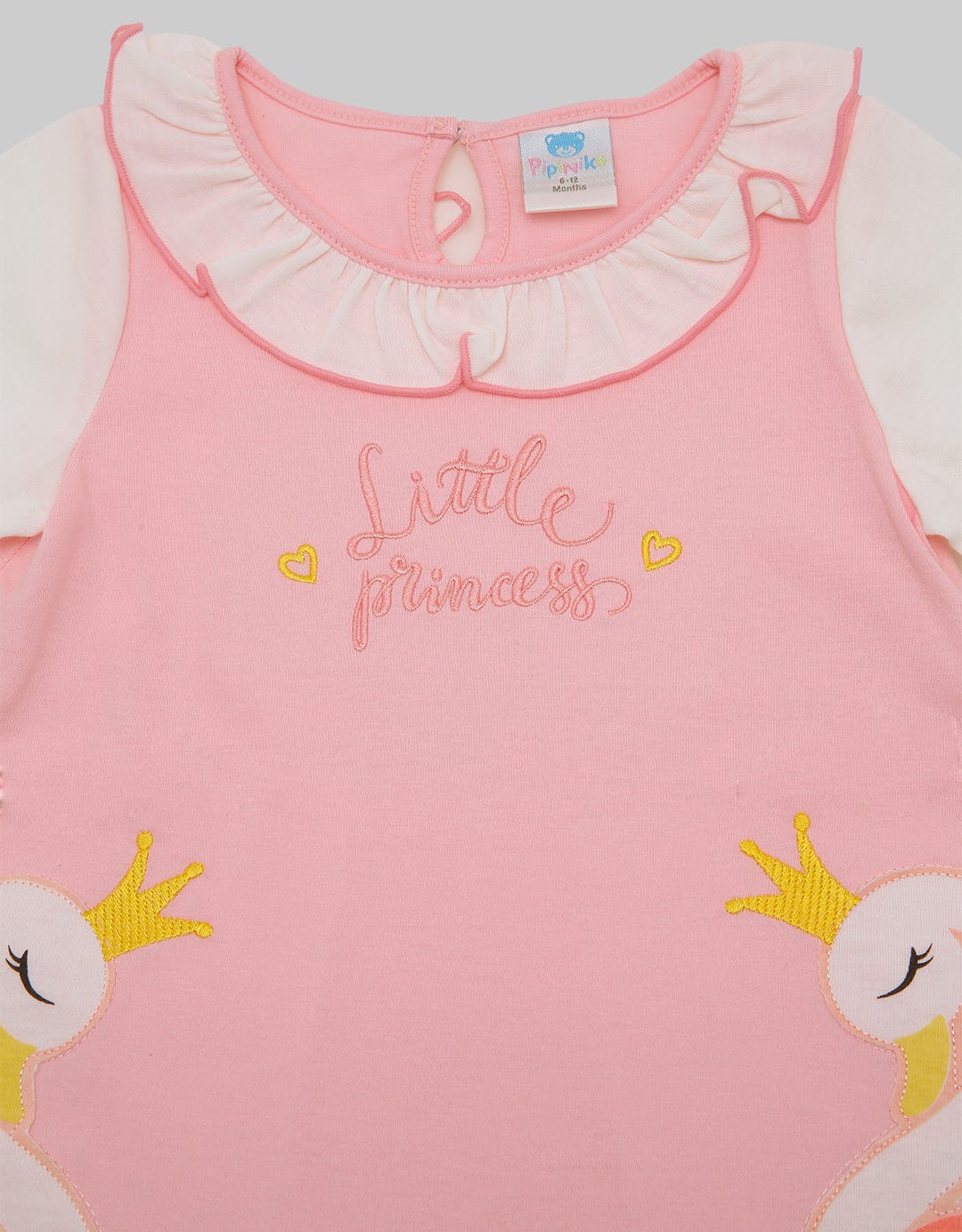 Pipiniko Swan Little Dress for Girls