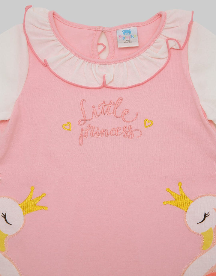 Pipiniko Swan Little Dress for Girls