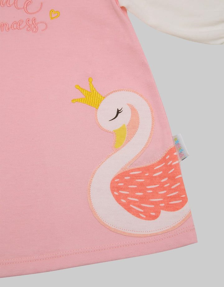 Pipiniko Swan Little Dress for Girls