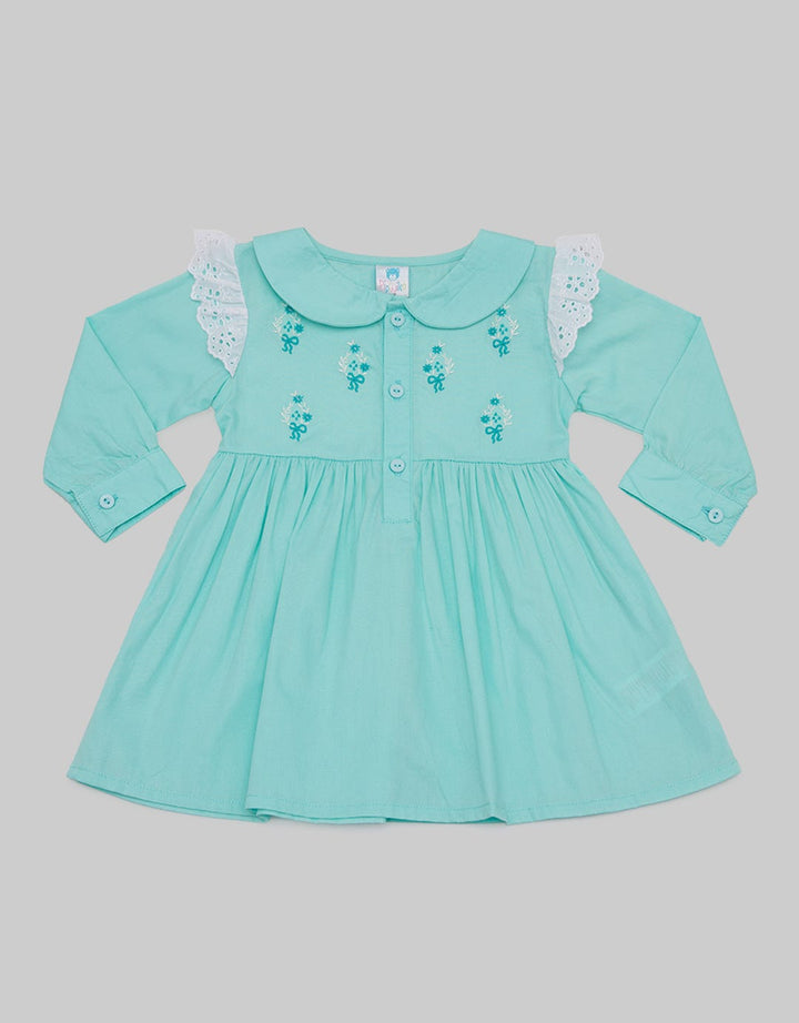 Pipiniko Dress Long Sleeve Lace Shoulder