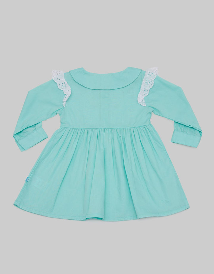 Pipiniko Dress Long Sleeve Lace Shoulder
