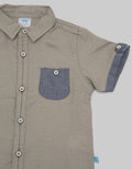 Pipiniko Shirt Casual Pocket Oxfortd