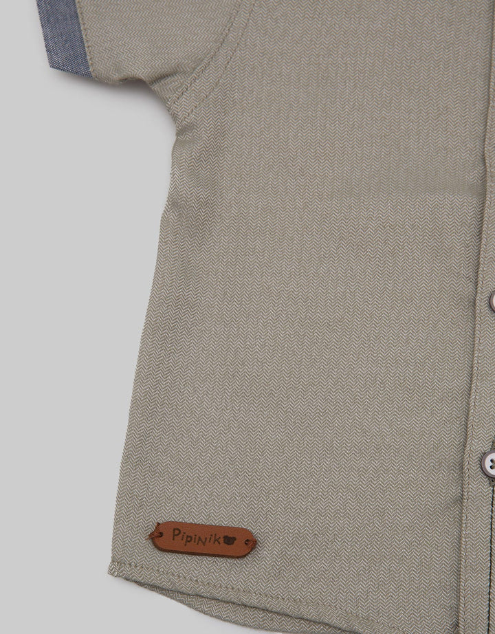 Pipiniko Shirt Casual Pocket Oxfortd