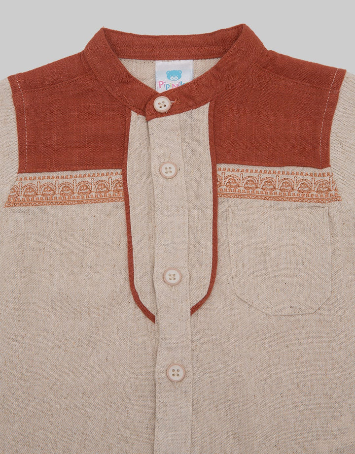 Pipiniko Shirt Textured Bordir Cars