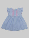Pipiniko Chest Bordir Dress Anak Perempuan