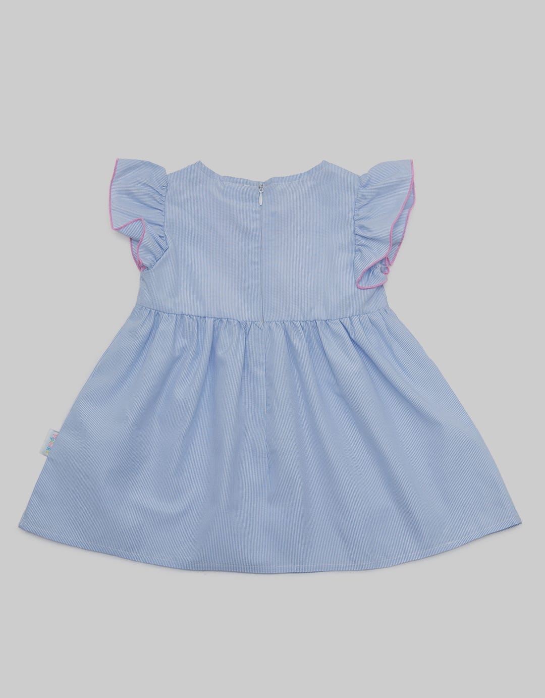 Pipiniko Chest Embroidered Dress for Girls
