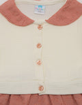 Pipiniko Dress Combination Long Sleeve Embroidery Cotton
