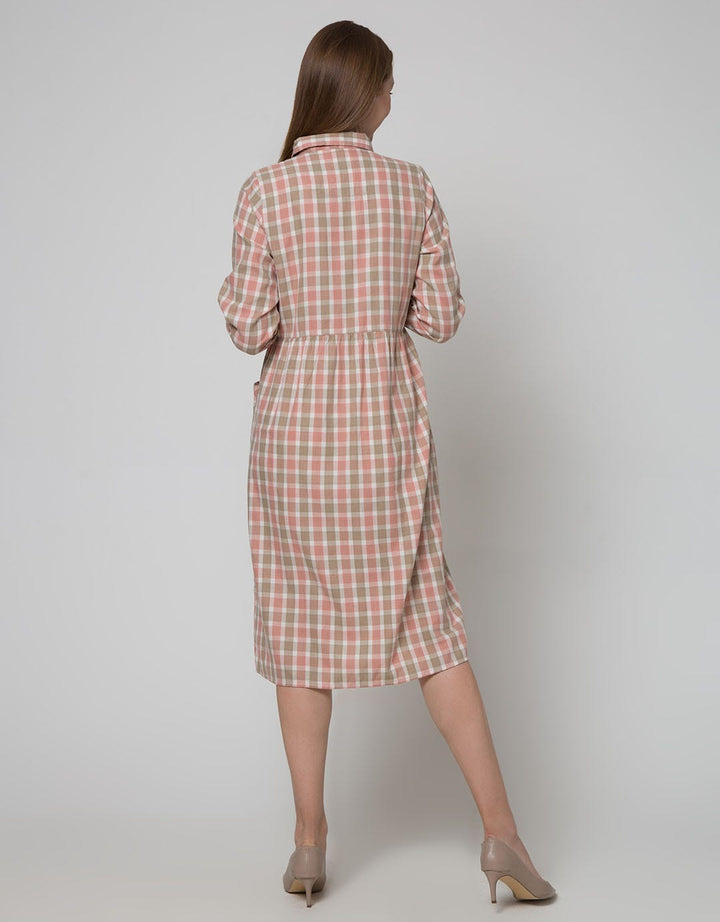 Triset Casual Dress Print Check