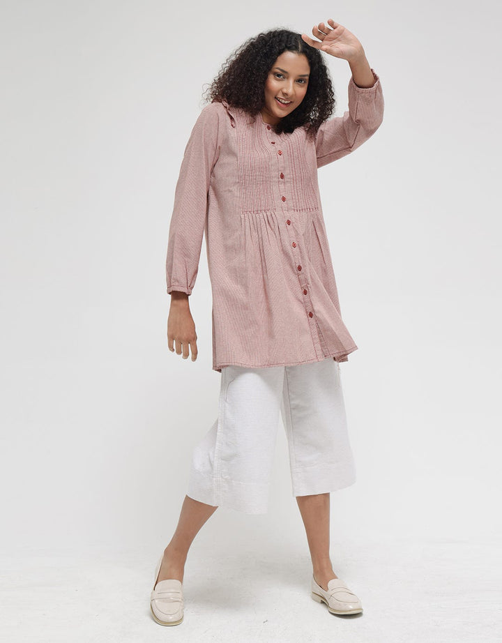 Triset Drapped Blouse Flare Wanita