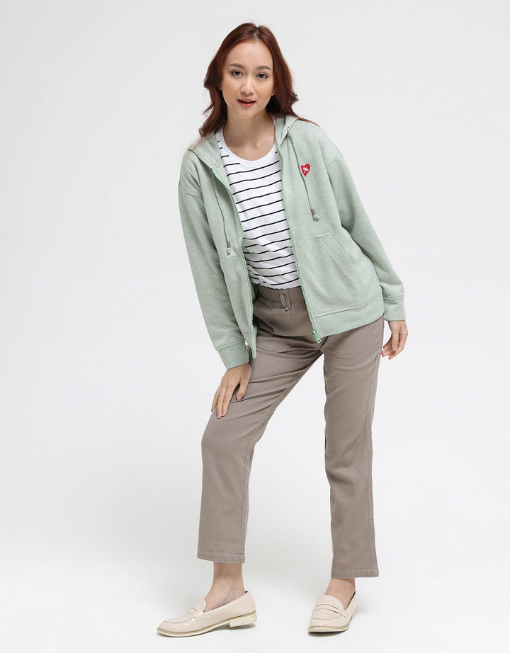 Triset Casual Jacket With Front Zipper