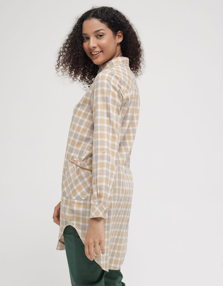 Triset Casual Plaid Blouse