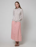 Triset Casual Waist String Blouse Wanita