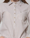 Triset Casual Waist String Blouse Wanita