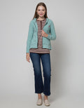 Triset Casual Jaket Logo Wanita