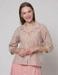 Triset Casual Blouses Full Stripe