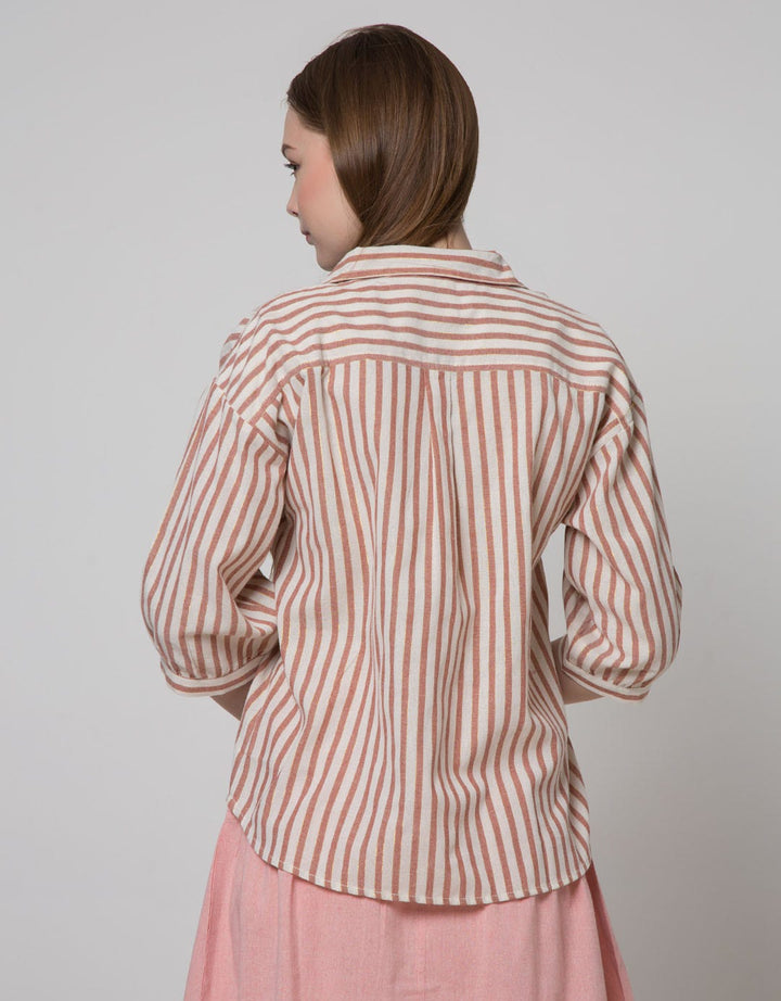 Triset Casual Blouses Full Stripe
