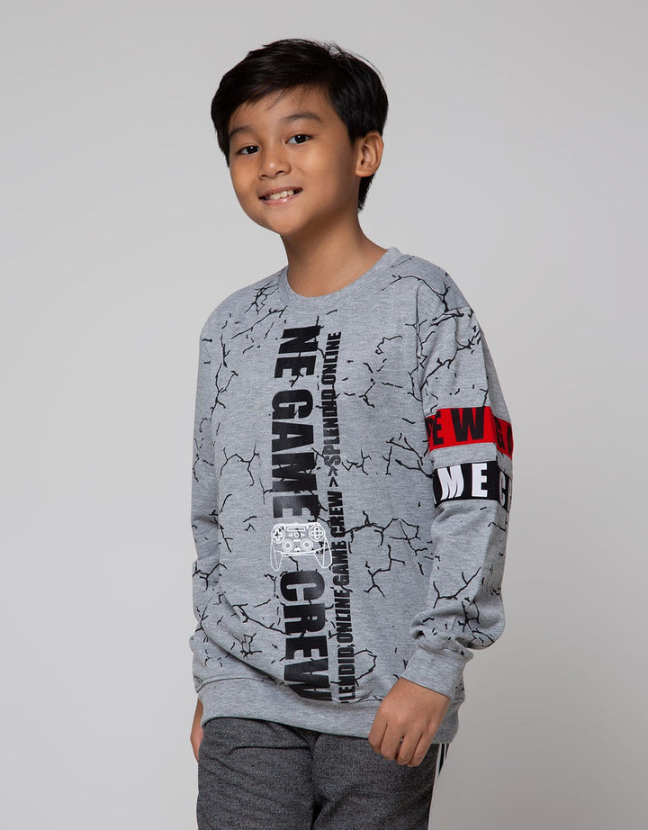 Aero Sweatshirt Game Crew Print