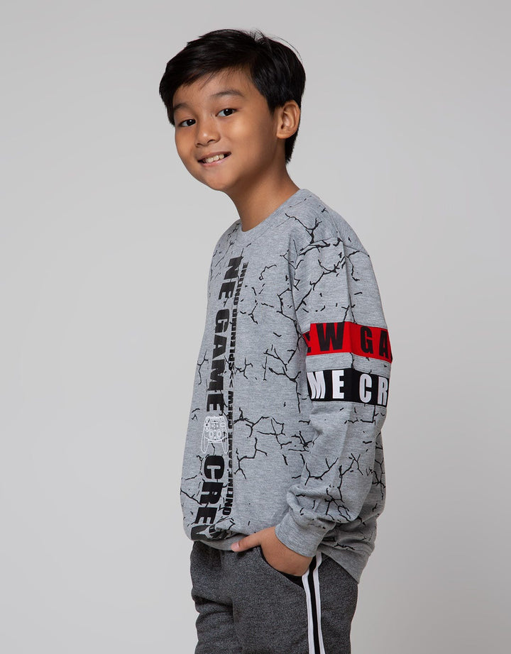 Aero Sweatshirt Game Crew Print