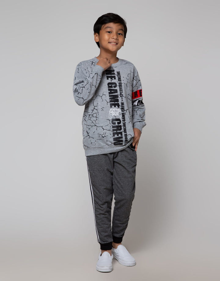 Aero Sweatshirt Game Crew Print