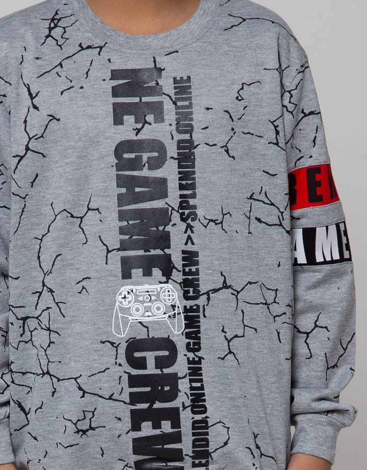 Aero Sweatshirt Game Crew Print