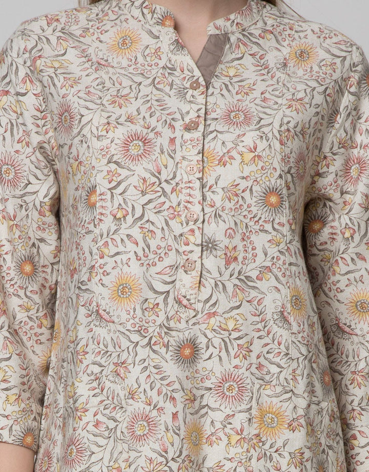 Triset Ladies Dress with Fullprint Motif