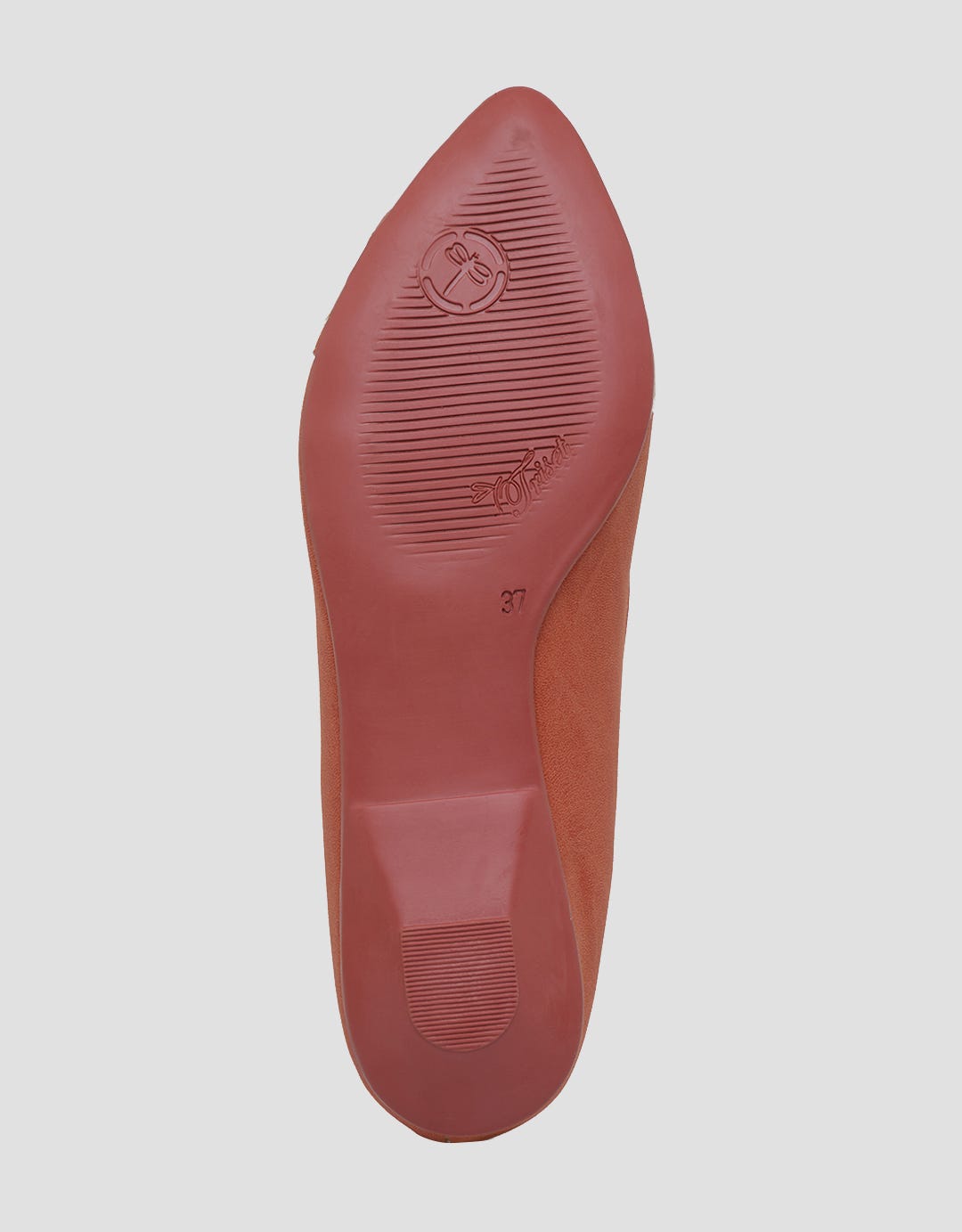 Triset Contrast Stitching Sepatu Flat Wanita