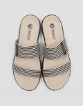 Triset Stripe Flat Sandals